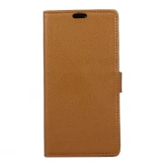 Htc U play Klassisk flip cover brun Mobil tilbehør