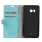 Htc U11 flip cover cyan croco med lommer Mobilcovers