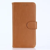 Htc U11 cover i vintage stil lysebrun