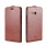 Vertikal flip cover brun Htc U11 Mobil tilbehør