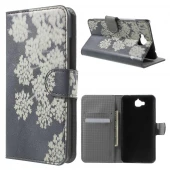 Huawei Y6 pro - Enjoy 5 cover m mønster Blooming Flowers