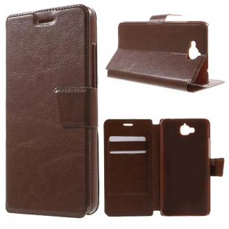 Huawei Y6 pro og Enjoy 5 cover - etui k-line brun