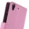 HUAWEI Y6 læder cover med kort lommer, pink Mobiltelefon tilbehør