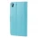 HUAWEI Y6 læder cover med kort lommer, blå Mobiltelefon tilbehør