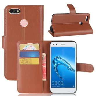 Flip cover til Huawei P9 lite mini brun