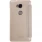 HUAWEI HONOR 5X læder cover med vindue, guld Mobiltelefon tilbehør