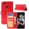 Vilo flipcover med lommer rød Huawei honor 7x Mobilcovers