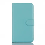 HUAWEI ASCEND Y3 - Y360 læder cover med kort lommer blå