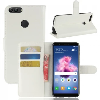 Igo flip cover til Huawei P smart hvid