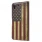 HUAWEI Y6 mønstret læder pung cover Vintage US Flag, Mobiltelefon tilbehør