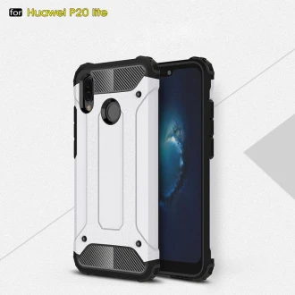 Forcell Armor case cover til Huawei P20 lite sølv