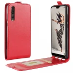 Vertikal flip cover Huawei P20 pro rød