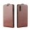 Vertikal flip cover brun Huawei P20 pro Mobil tilbehør