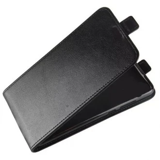 Til Huawei Y5 530 vertikal flip cover sort