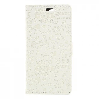 Cover cartoon til Huawei Y6 2018 hvid