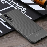 Carbon style tpu cover grå Huawei P20 pro Mobil tilbehør