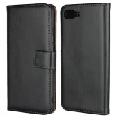 Klassisk læder cover Honor 10 sort