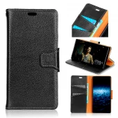 Flip cover Ægte Læder Honor 10 sort