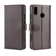 Huawei P smart (2019) brun cover ægte læder Mobil tilbehør