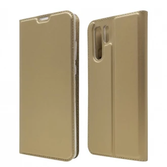 Slim flip cover til Huawei P30 Pro guld