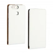 HUAWEI P9 vertikal flip cover-hvid