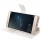 HUAWEI P9 PLUS line læder cover etui med lommer hvid, Mobiltelefon tilbehør 