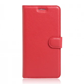 Huawei Y5 2 cover - etui med lommer rød