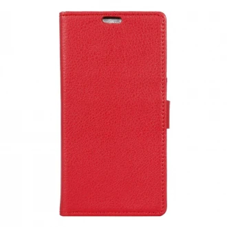 Til Huawei Y3 2 flip cover med lommer rød