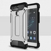 Armor guard til HUAWEI P9 cover sølv Leveso Mobil tilbehør