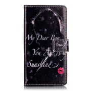 Huawei Y5 2 etui med lommer og mønster characters Mobiltelefon tilbehør