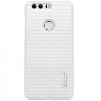 Til Huawei Honor 8 cover og skærm beskyttelse hvid