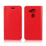 Huawei Nova Plus cover i ægte læder rød