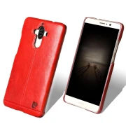Til Huawei Mate 9 rød cover Pierre Cardin ægte læder Huawei Mobil tilbehør