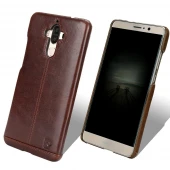 Huawei Mate 9 cover Pierre Cardin ægte læder mørkebrun
