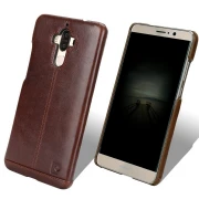 Huawei Mate 9 mørkebrun cover Pierre Cardin ægte læder Leveso.dk Huawei Mobil tilbehør