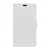 Huawei Mate 9 Pro etui alligator læder hvid
