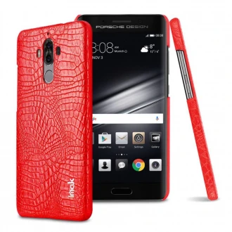 Cover til Huawei Mate 9 croco læder rød