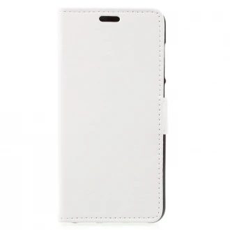 Til Huawei Honor 8 lite cover k-line læder med lommer hvid