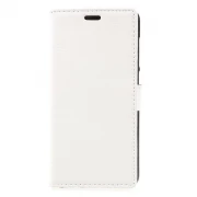 Huawei Honor 8 Lite etui cover hvid med lommer, Huawei Mobil tilbehør Leveso.dk
