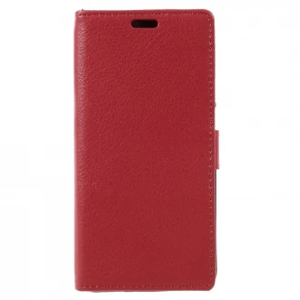 Til Huawei Honor 8 Lite etui cover med lommer rød