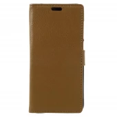 Huawei Honor 8 Lite etui cover med lommer brun