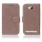 Huawei Y3 2 cover i retro stil brun, Huawei y3 2 covers