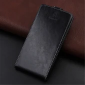 Vertikal flip cover Huawei P10 lite med kortholder sort