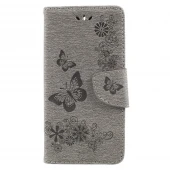 Huawei Y6 2017 cover med mønster grå