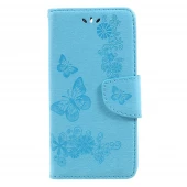 Huawei Y6 2017 cover med mønster blå