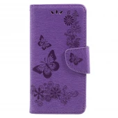 Huawei Y6 2017 cover med mønster lilla