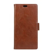 til Huawei Y3 2017 flip cover med lommer brun Mobilcovers