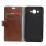 til Huawei Y3 2017 flip cover med lommer brun Mobilcovers
