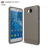 C-style armor cover Huawei Y6 2017 grå