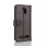 Moto Z2 Play flip cover i split læder brun Mobilcovers